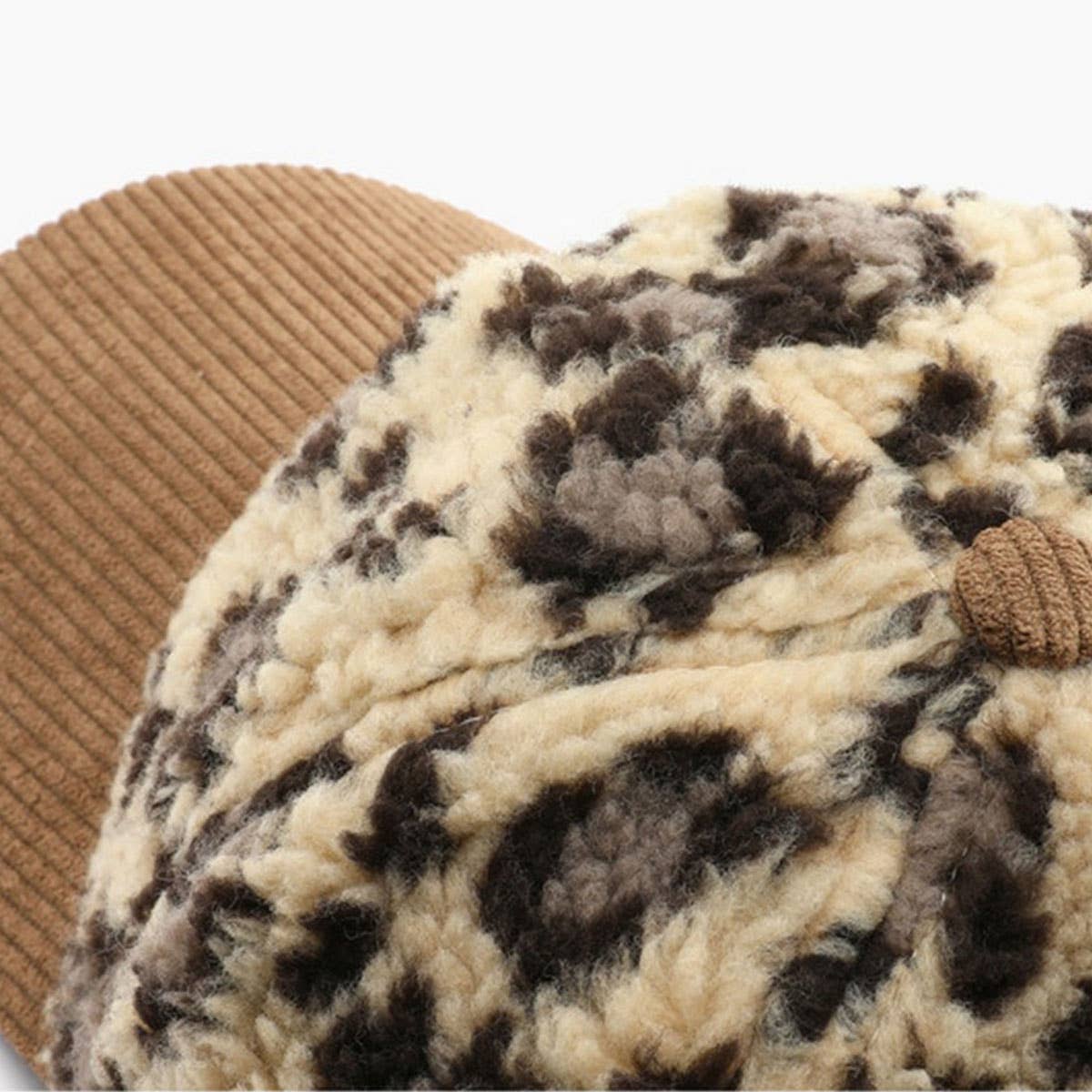 RETRO LEOPARD PRINT BASEBALL HAT FOR MEN AND WOMEN CWAH2170