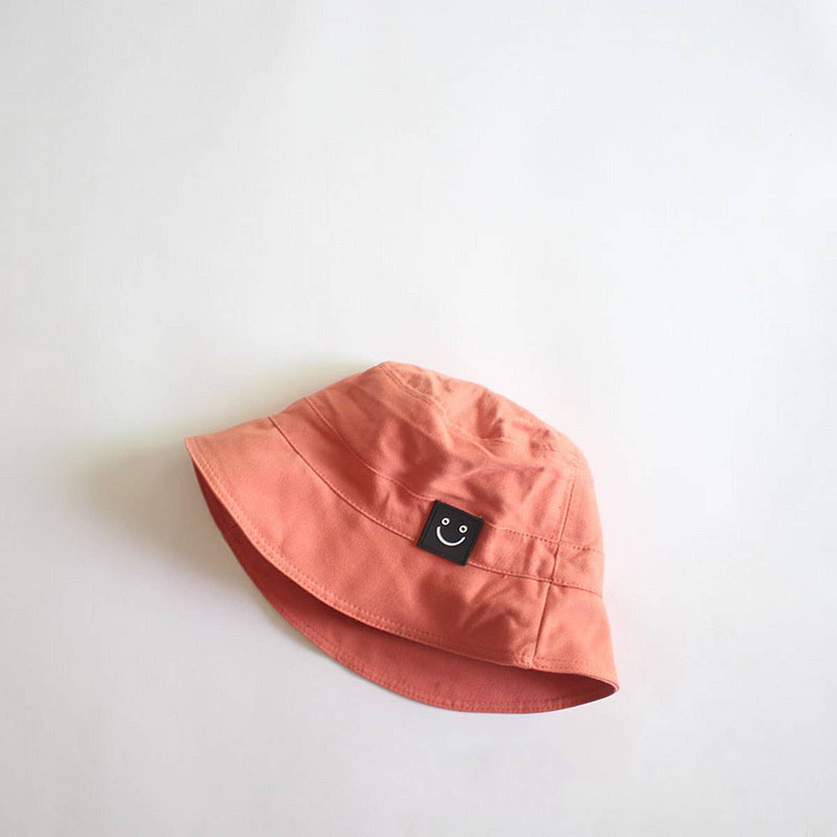 SOLID COLOR SMILEY FACE CHILDRENS BUCKET HAT_CWAH2872