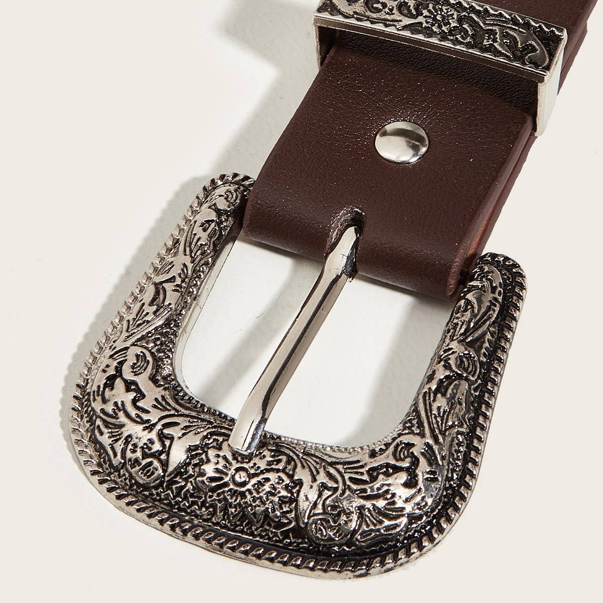 Cwabe0560_Punk Belt With Silver Studs