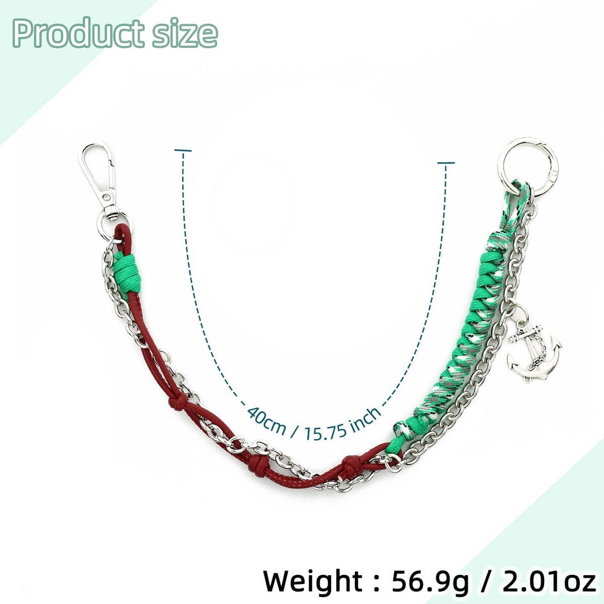 HANDWOVEN LEATHER KEYCHAIN FOR WOMEN S BAGS_CUAB00438