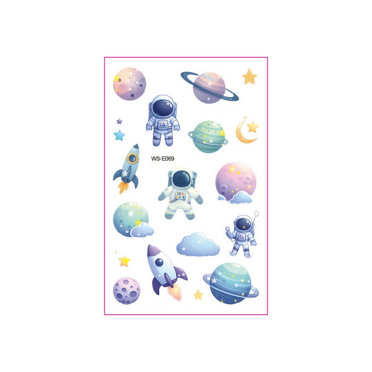 KIDS GLITTER TATTOO STICKERS BEAR BUTTERFLY STARS_CWMM8362