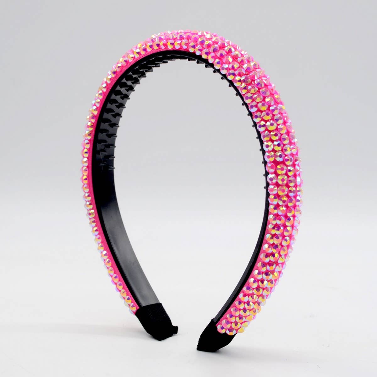 MONOCHROME RHINESTONE DECOR HAIR HOOP_CWAHA0357
