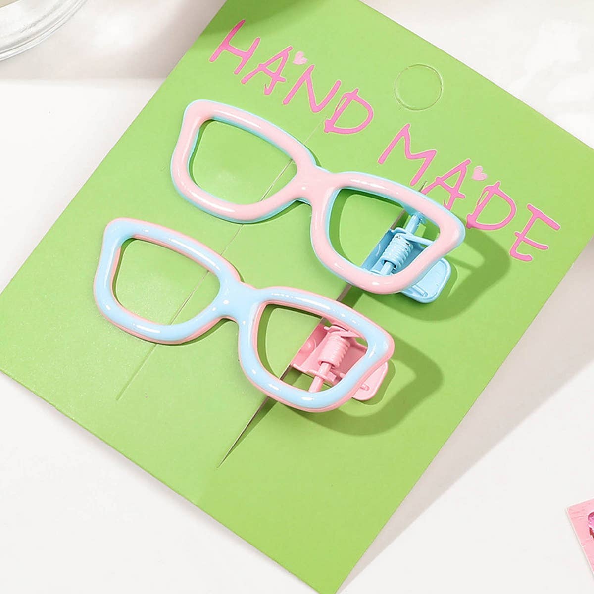 COLORFUL ENAMEL HAIR CLIP GRADIENT METAL DUCKBILL_CWAHA1640