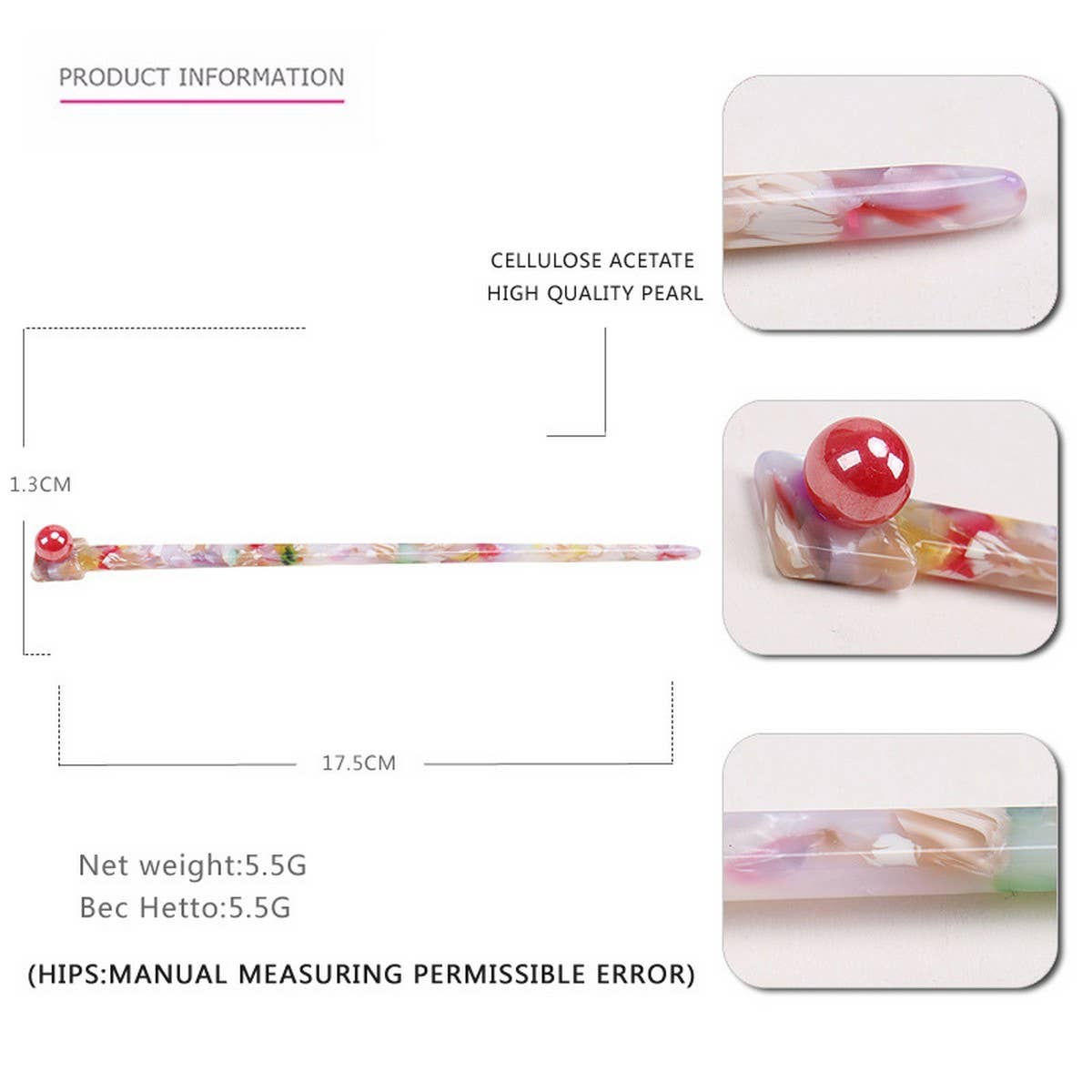 HAIRPIN ACETATE HAIRPIN INK HAIRPIN RETRO HAIRPIN_CWAHA4230
