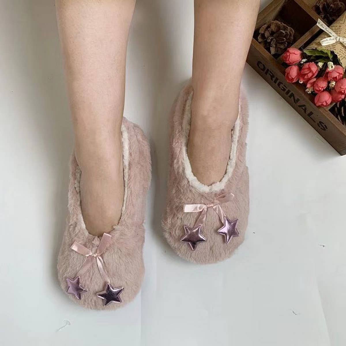 HOME WARM NON SLIP PLUSH FLOOR SOCKS YOGA SOCKS_CWMS1194