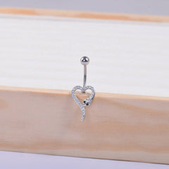 SNAKE CZ NAVEL RING BELLY BUTTON PIERCING JEWELRY_CWMM9367