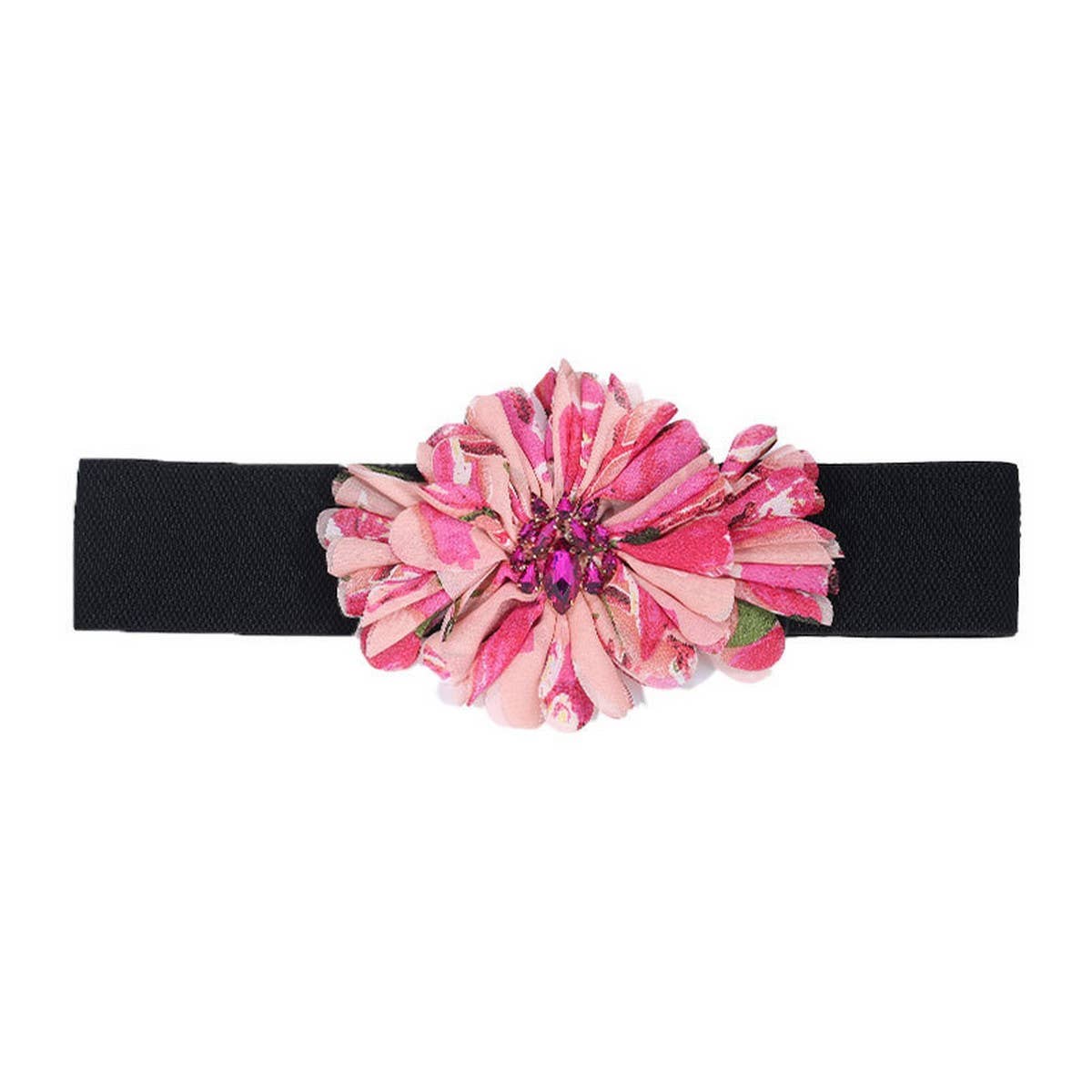 NEW FLORAL FABRIC WAIST BELT FOR DRESSES_CWMM6419