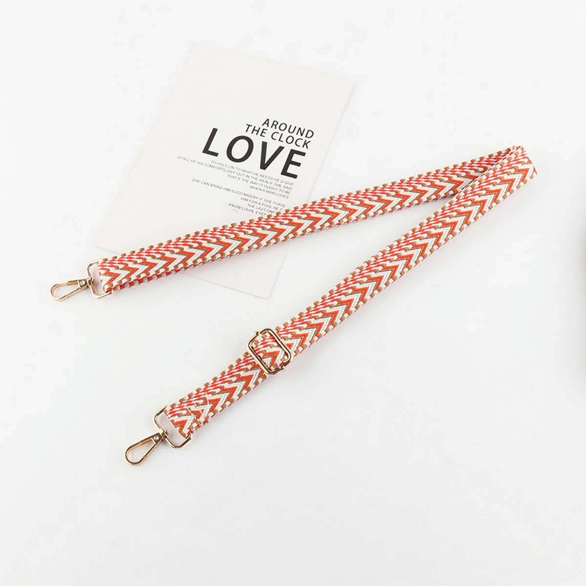 NEW EMBROIDERED REPLACEABLE ADJUSTABLE BAG STRAP_CWMM1051