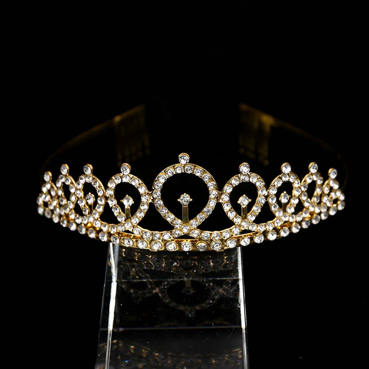 BIRTHDAY CROWN HEADBAND WEDDING CRYSTAL TIARAS_CWMM2023