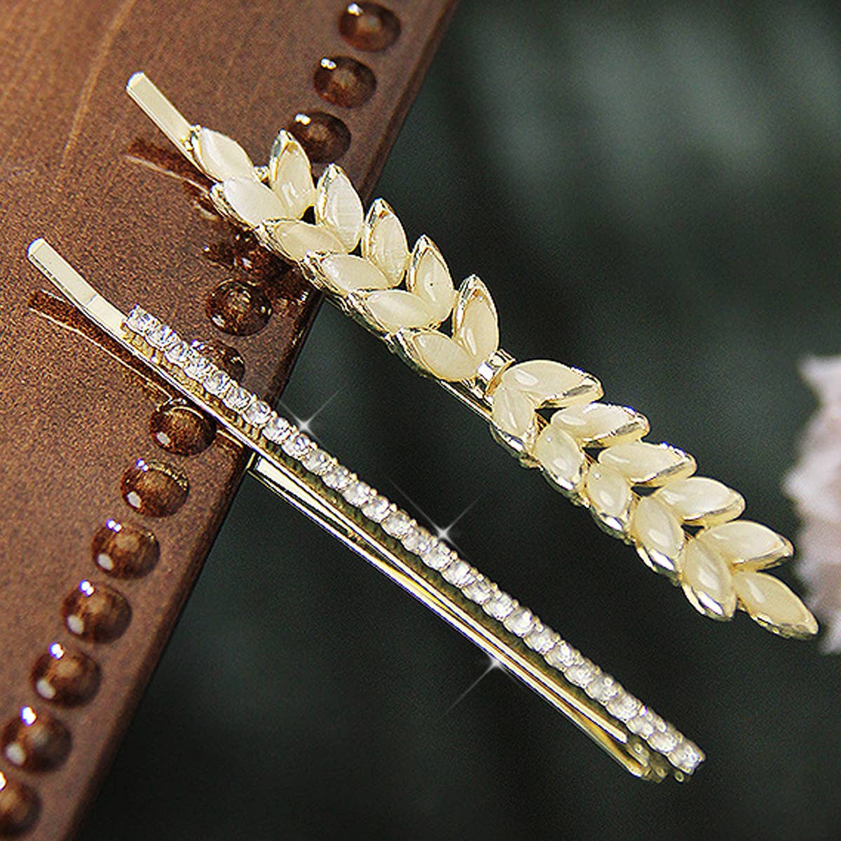 CAT EYE RHINESTONE SIDE BANG CLIP SET HAIR PIN_CWAHA1228