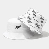 DOUBLE SIDED LETTER EMBROIDERED BUCKET HAT_CWAH1640
