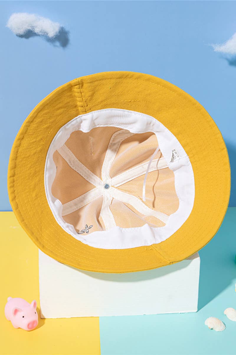 CARTOON FROG DESIGN BUCKET HAT_CWAH0469