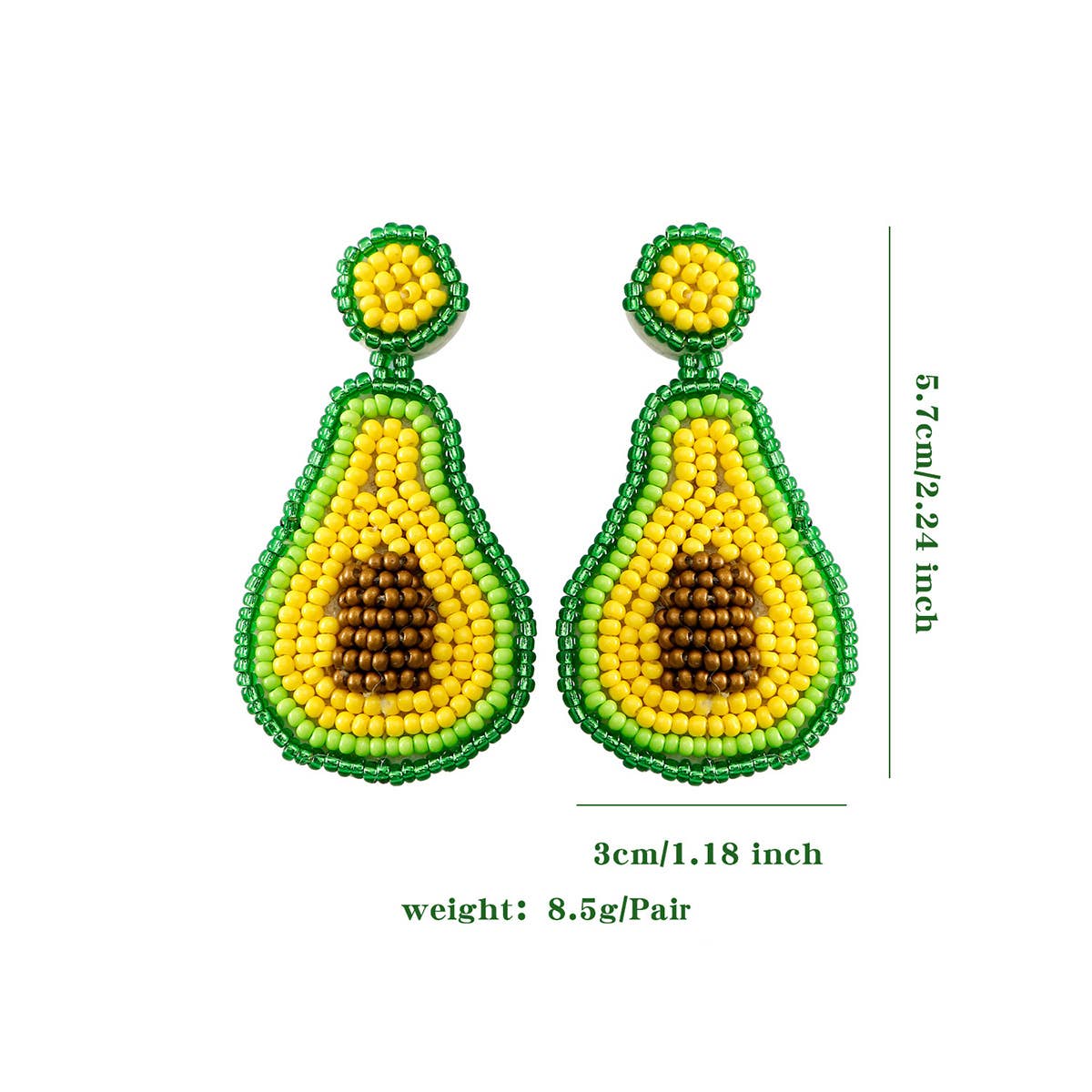 SUMMER BEADED CREATIVE RICE BEAD EARRINGS_CWAJE1648