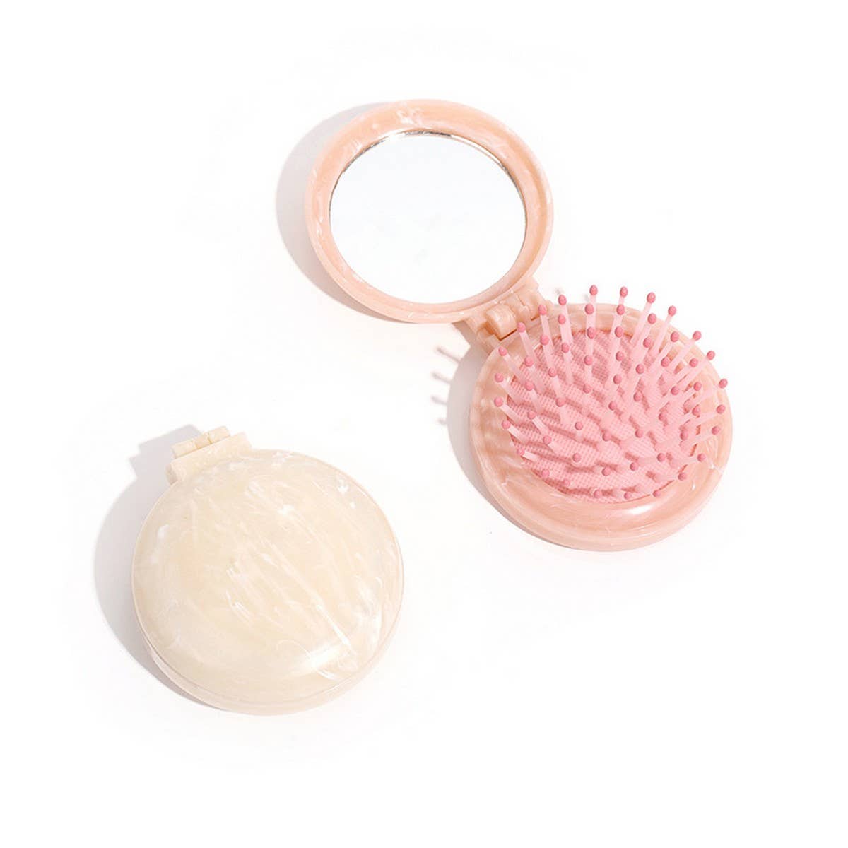 MASSAGE COMB PORTABLE FOLDING MIRROR COMB_CWAHA1870