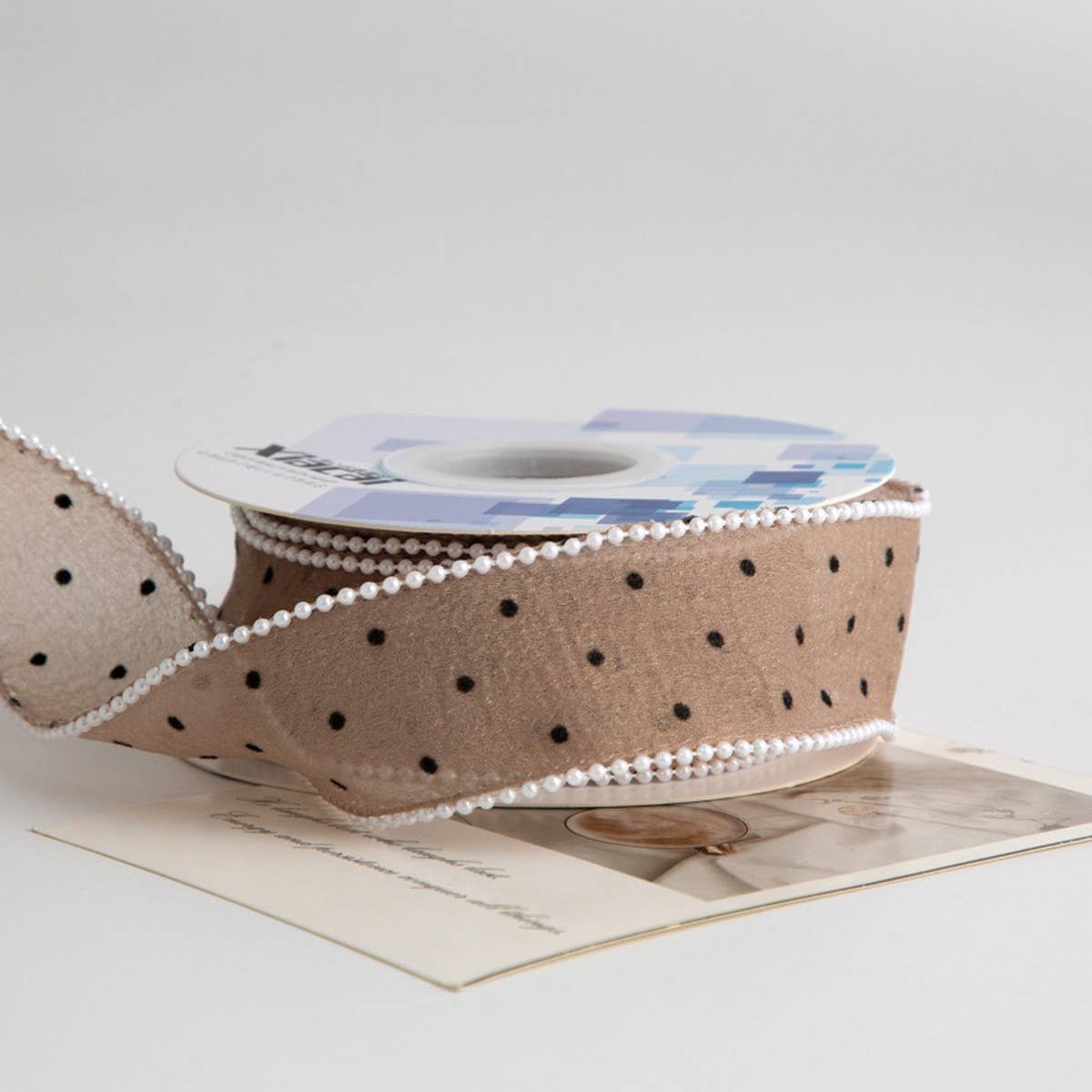 PEARL EDGE SMALL POLKA DOT RIBBON DIY RIBBON_CWMM5768
