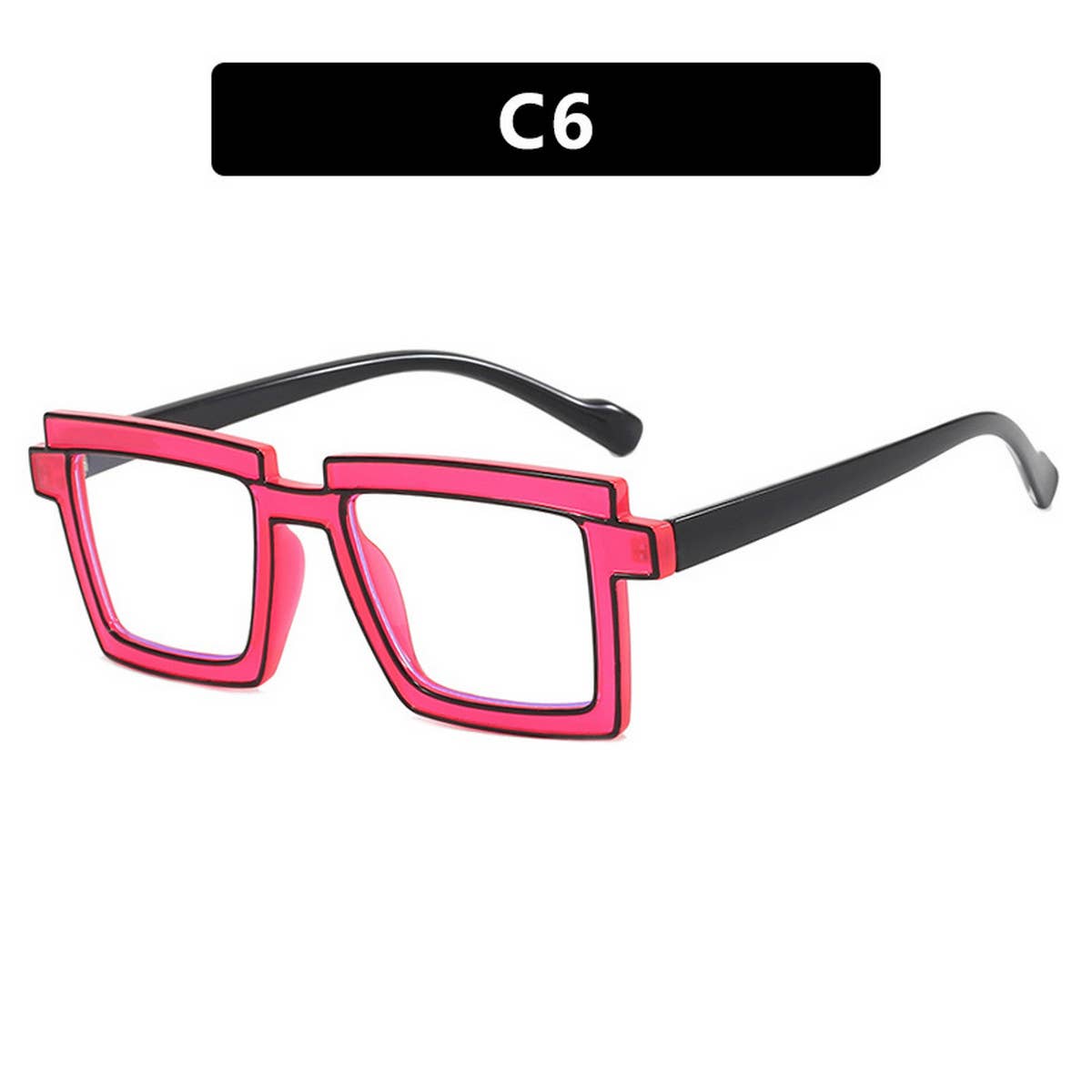 SIMPLE TWO DIMENSIONAL ANTI BLUE LIGHT GLASSES_CWASG0327