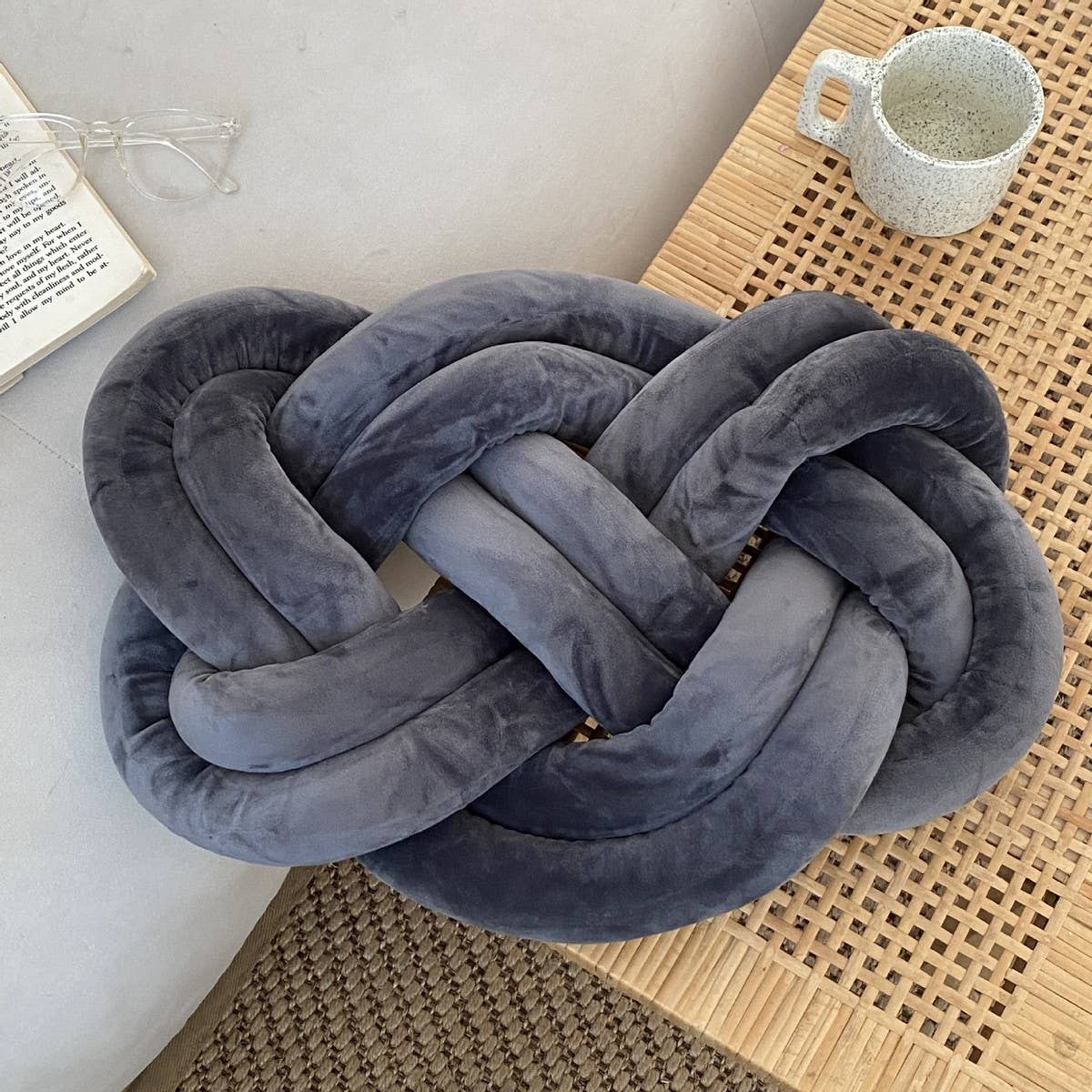 FRIED DOUGH TWISTS PLUSH PILLOW CUSHION_CWMM0857