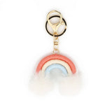 KEYCHAIN COTTON WOVEN CAR PENDANT BOHO POM POM_CWAB5017