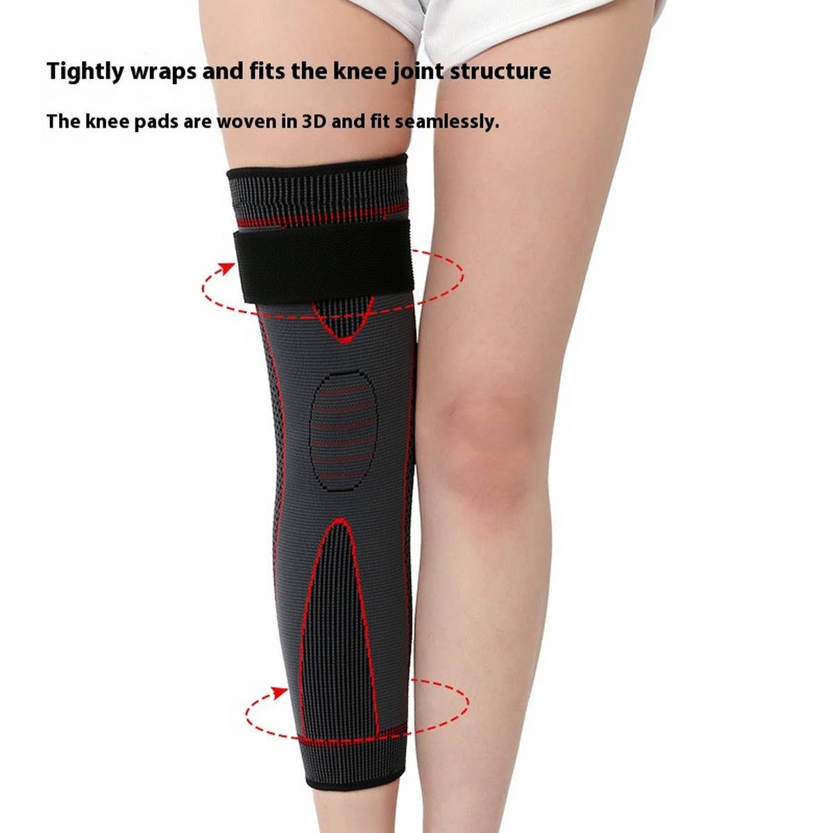 Unisex Knit Knee Support For Basketball Fitness_Cwmm7888