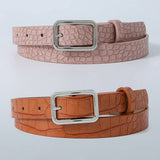 Women New Retro Stone Pattern Belt_Cwabe0366