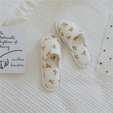 NEW BEAR BOWKNOT HOME SLIPPERS FOR WOMEN_CWMM2974