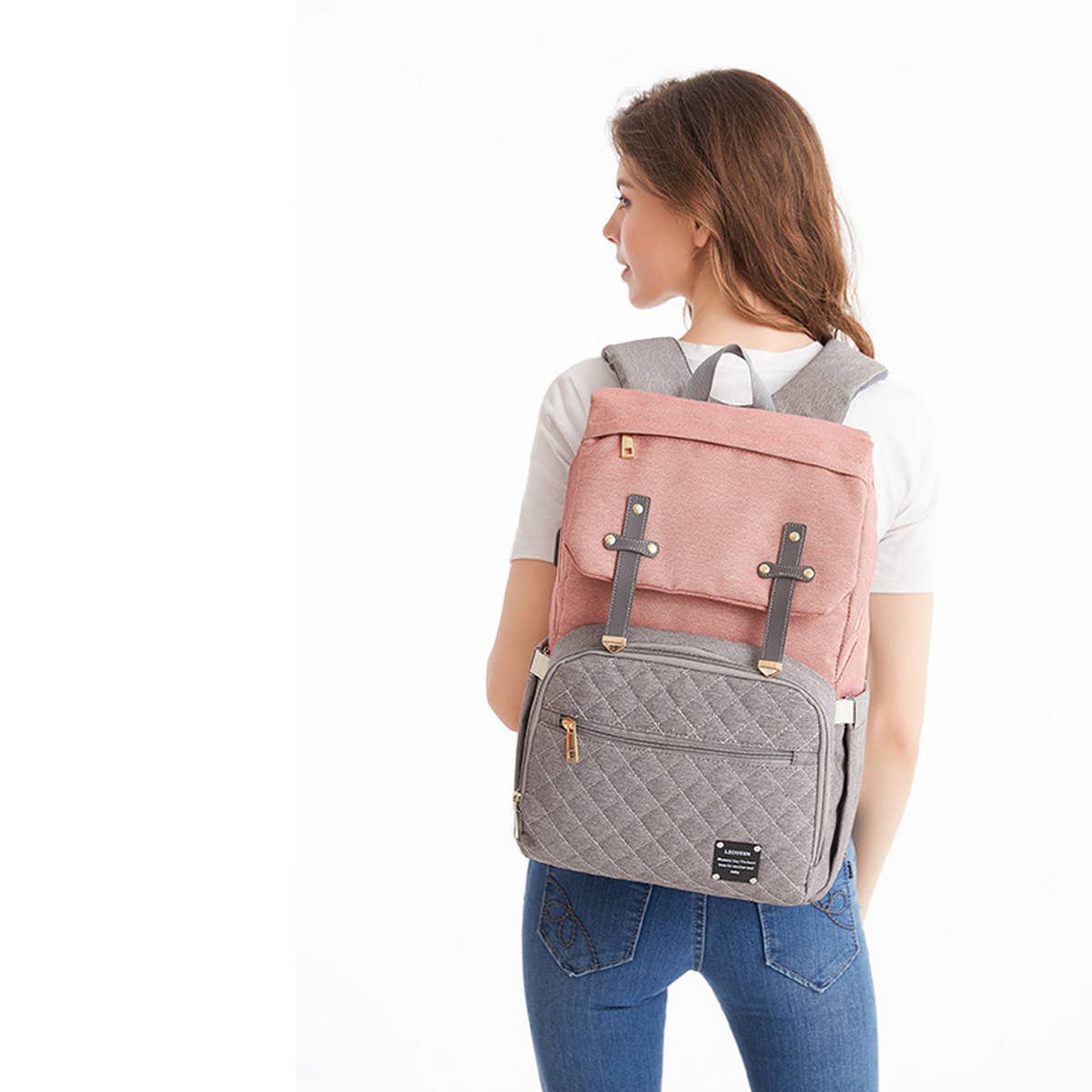 LIGHTWEIGHT WATERPROOF MOTHER AND BABY BACKPACK_CWAB2225