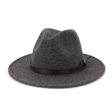 AUTUMN AND WINTER CLASSIC FLAT BRIM JAZZ HAT_CWAH1777