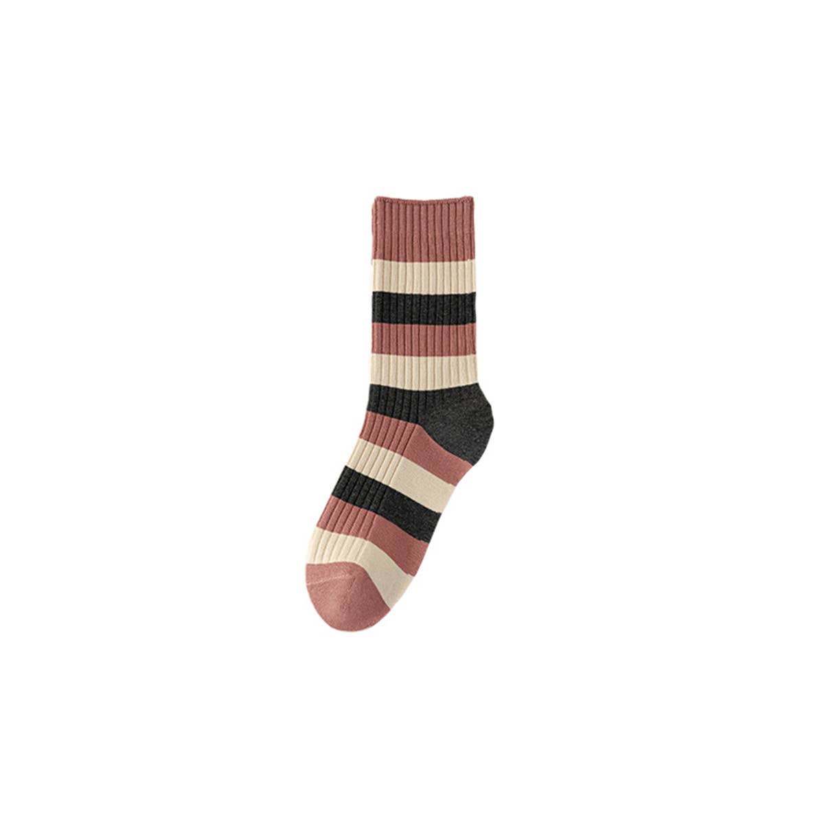 Double Knit Cotton Slouchy Crew Socks_Cwms03330