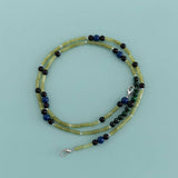 LONG CLASP PURSE WITH SINGLE BEAD CHAIN STRAP_CWMM5068