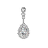 HOT SELLING TEARDROP CZ BELLY BUTTON PIERCING_CWMM9248
