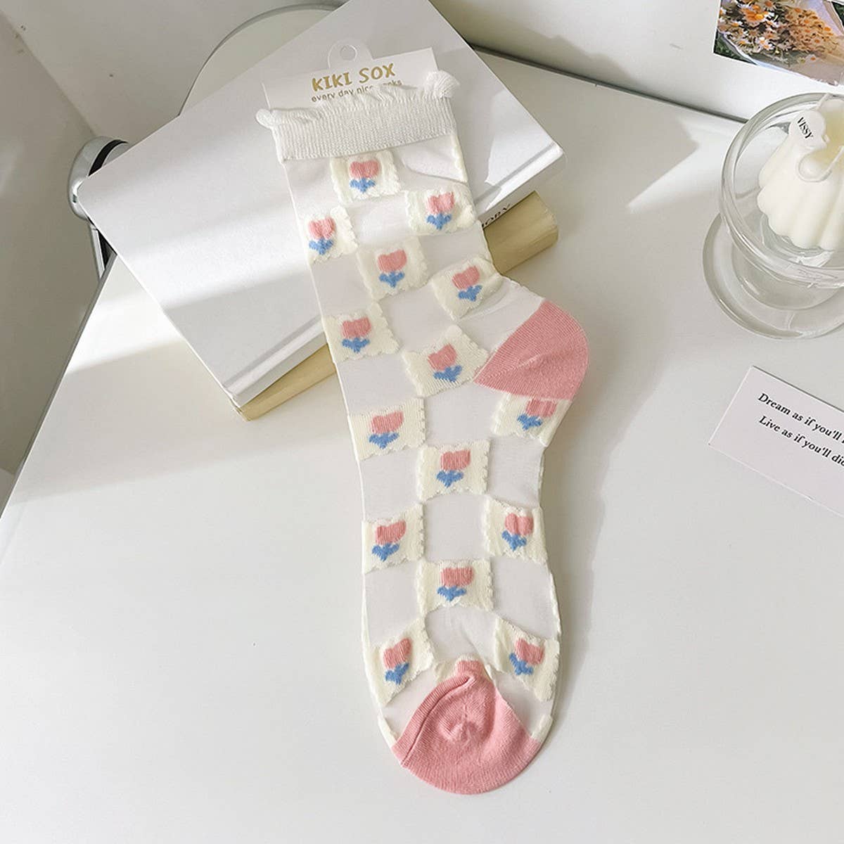 BREATHABLE THIN CARTOON PERSONALIT SOCKS BOAT SOCKS_CWMS0532