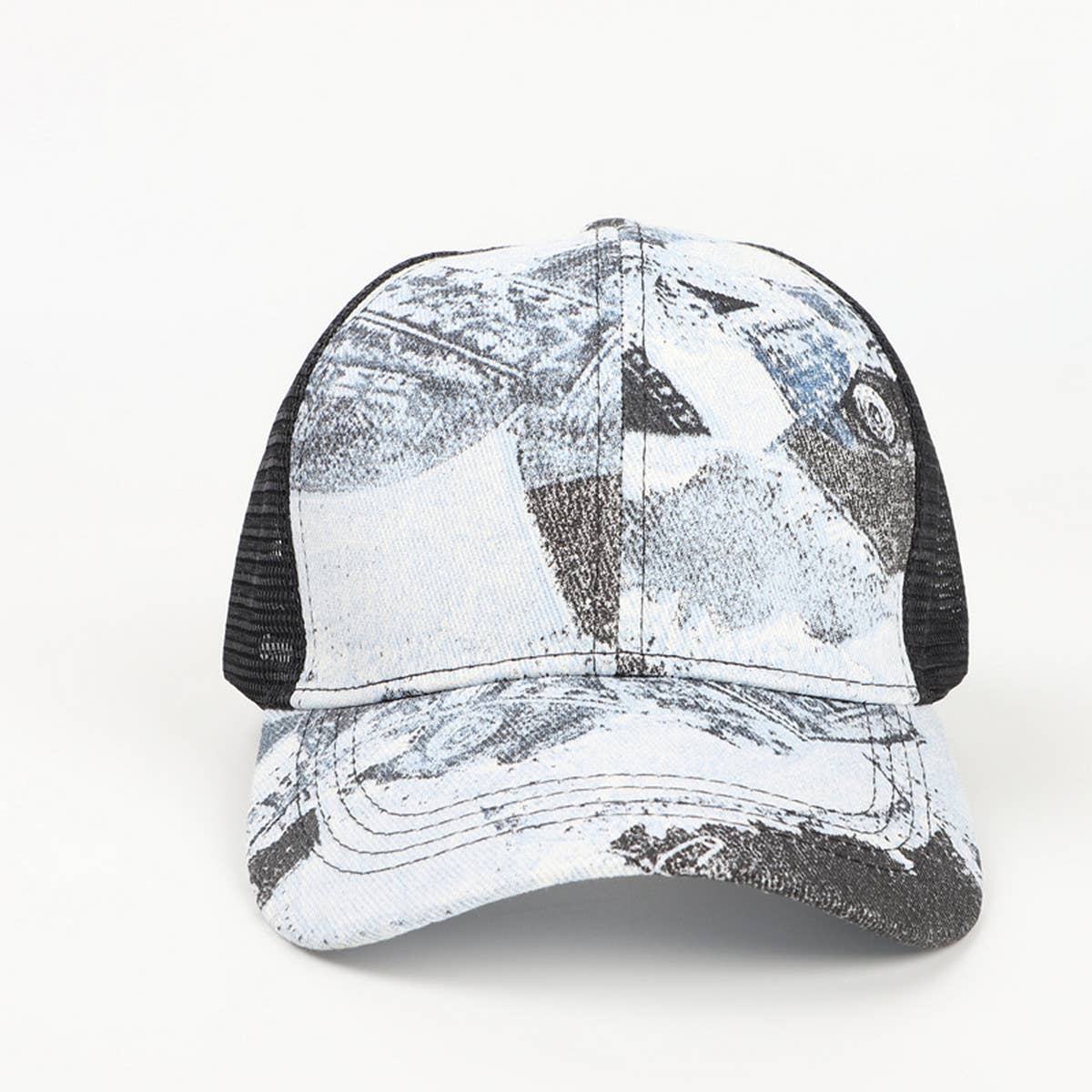 OUTDOOR CAMOUFLAGE GRAFFITI TIE DYE BASEBALL CAP_CWAH1147
