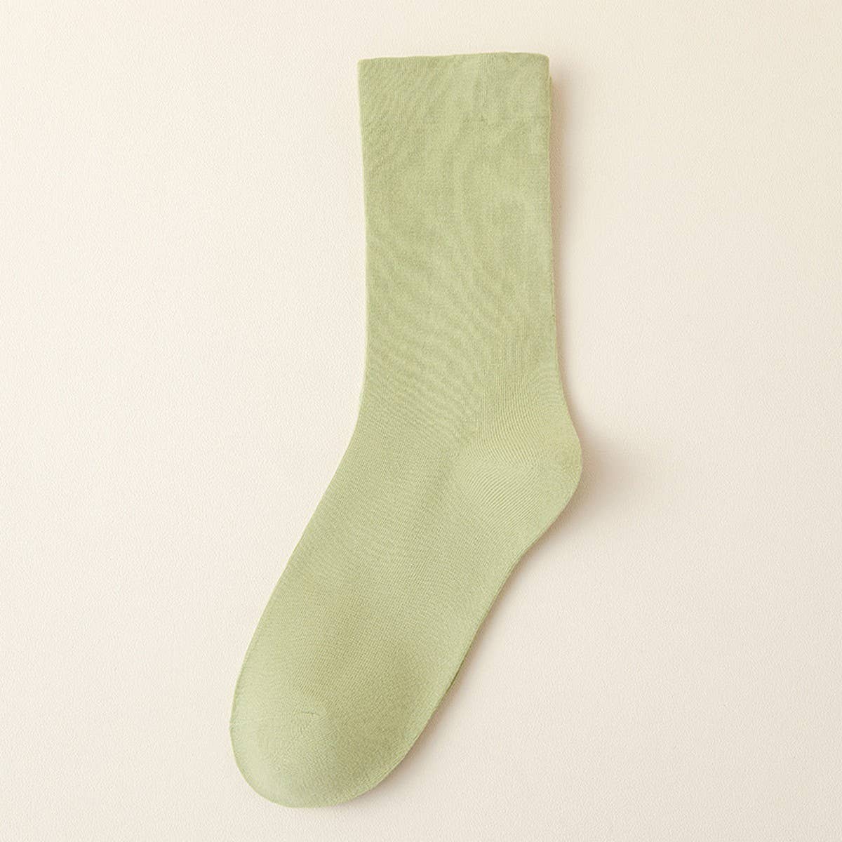 SOLID COLOR BONELESS SOCKS STACKED MID TUBE SOCKS_CWMS1116
