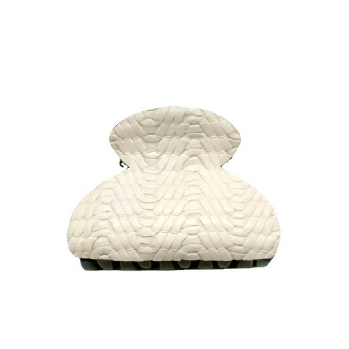 MINI WOVEN FAUX LEATHER TRIBAL HAIR CLAW_CWAHA6381