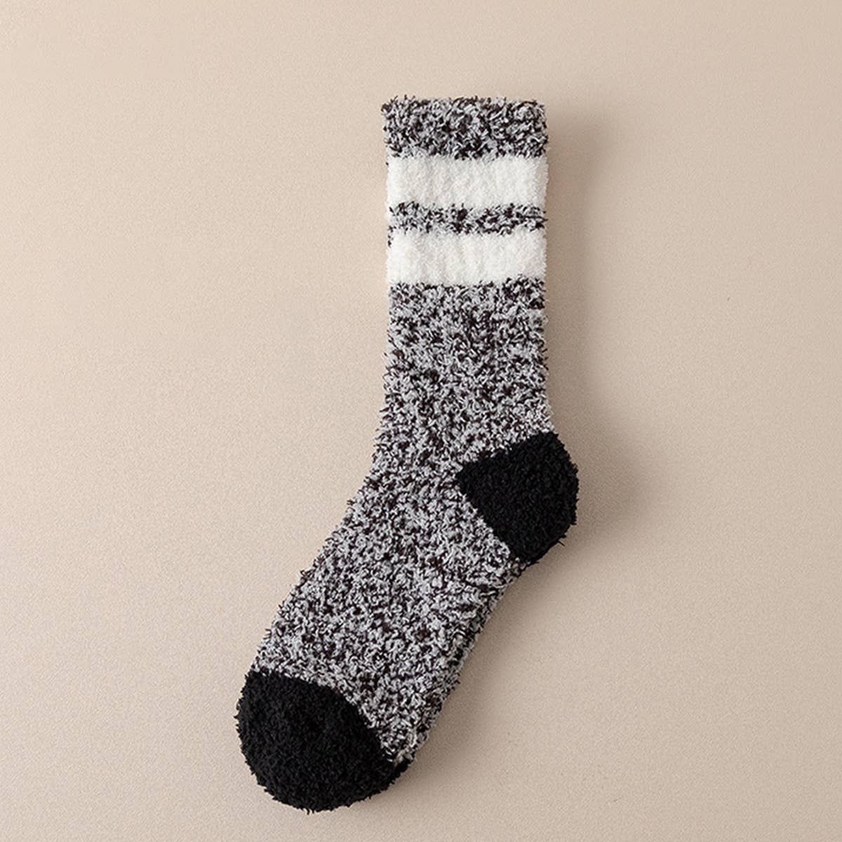 AUTUMN AND WINTER MID LENGTH THICK FLEECE SOCKS_CWMS0772