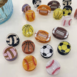 BASKETBALL SOCCER FOOTBALL TENNIS SPORTS HAIR CLAW CLIPS