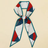 FLORAL LETTER TWILLY SCARF FOR HAIR BAG ACCESSOR_CWASC0094