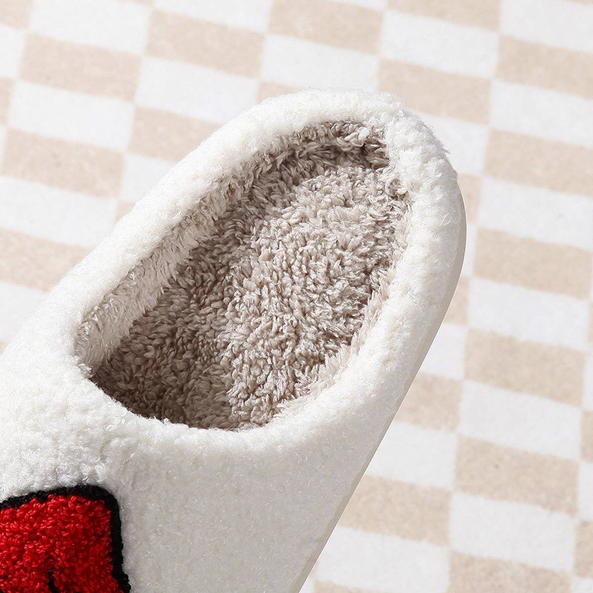 CHRISTMAS GRINCH PATTERN WINTER COTTON SLIPPERS_CWSHS0456