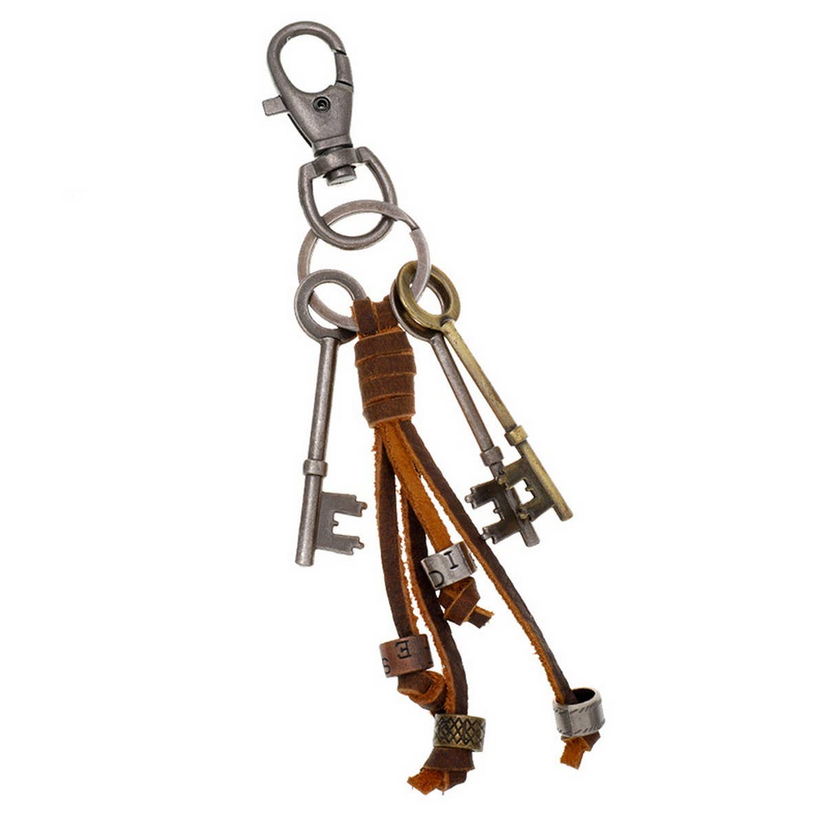 Vintage Style Long Tassel Leather Keychain_Cwmm4705