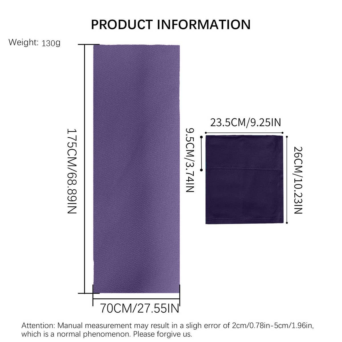 CHIFFON SHAWL HEADSCARF TWO PIECE SET_CWASC2431