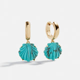 Trendy Summer Ocean Shell Earrings Stainless Steel