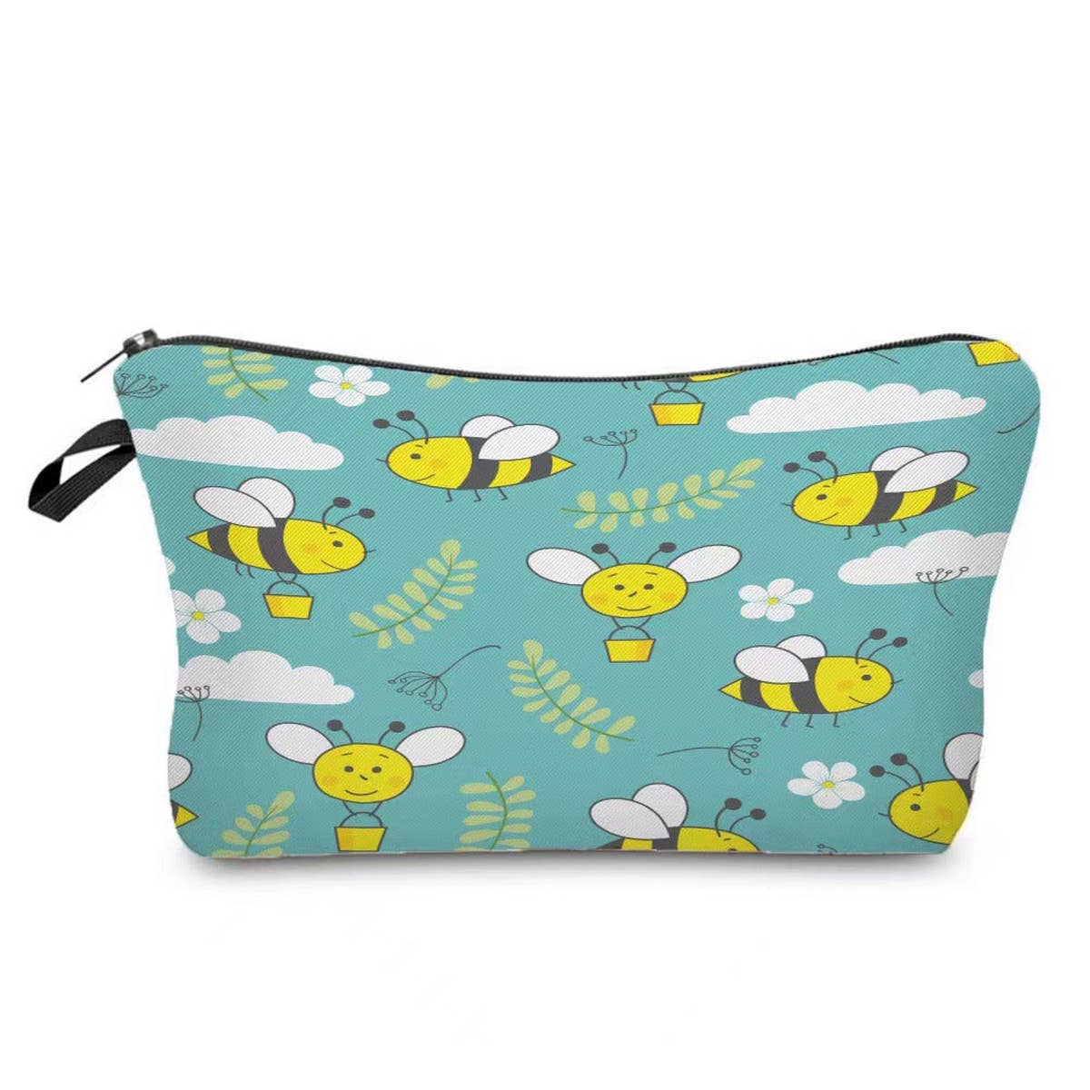 CUTE HARD WORKING BEE PRINTED COSMETIC BAG_CWAB2269