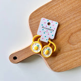 GEOMETRIC PINEAPPLE STRAWBERRY HAIR TIE_CWAHA1857