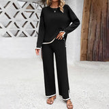 Temperament Casual Solid Color Long Sleeve Suit_Cwstb0371