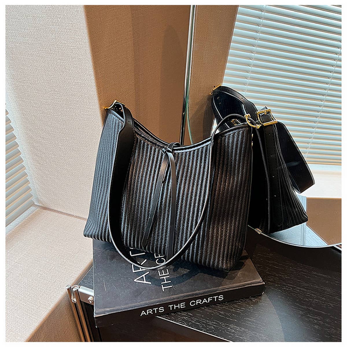 Women Large Capacity Tote Bag Shoulder Bag_Cwab1566