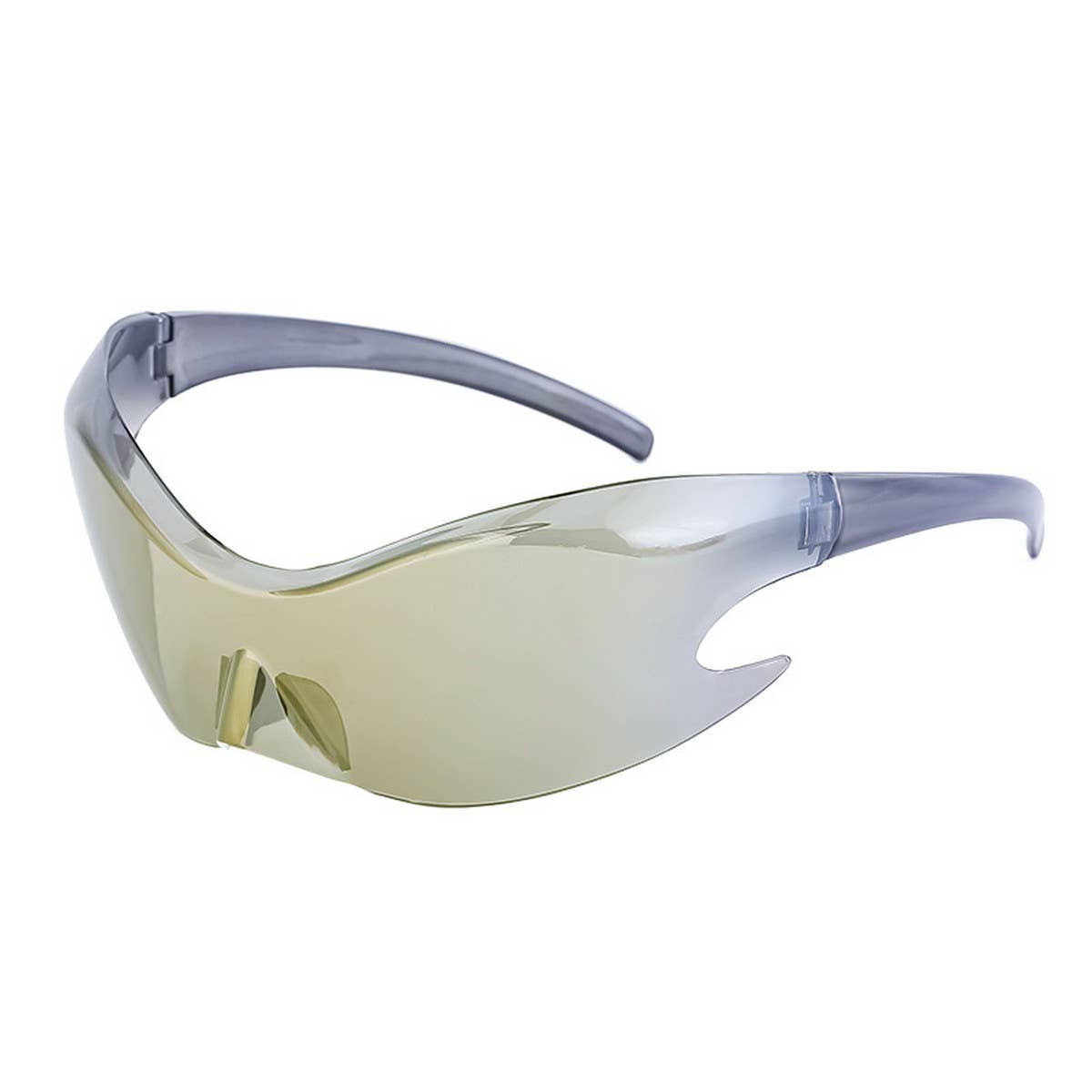 SPORTS WINDPROOF COLORFUL ONE PIECE SUNGLASSES_CWASG0607