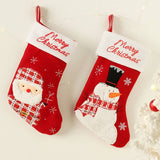 CARTOON SANTA SNOWMAN CHRISTMAS STOCKING BAG_CWAJE05373