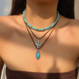 NEW FASHION PERSONALITY ETHNIC STYLE NECKLACE_CWMM3151