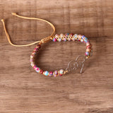 HEART SHAPE BRAIDED ADJUSTABLE BRAIDED BRACELETS_CWAJE3957