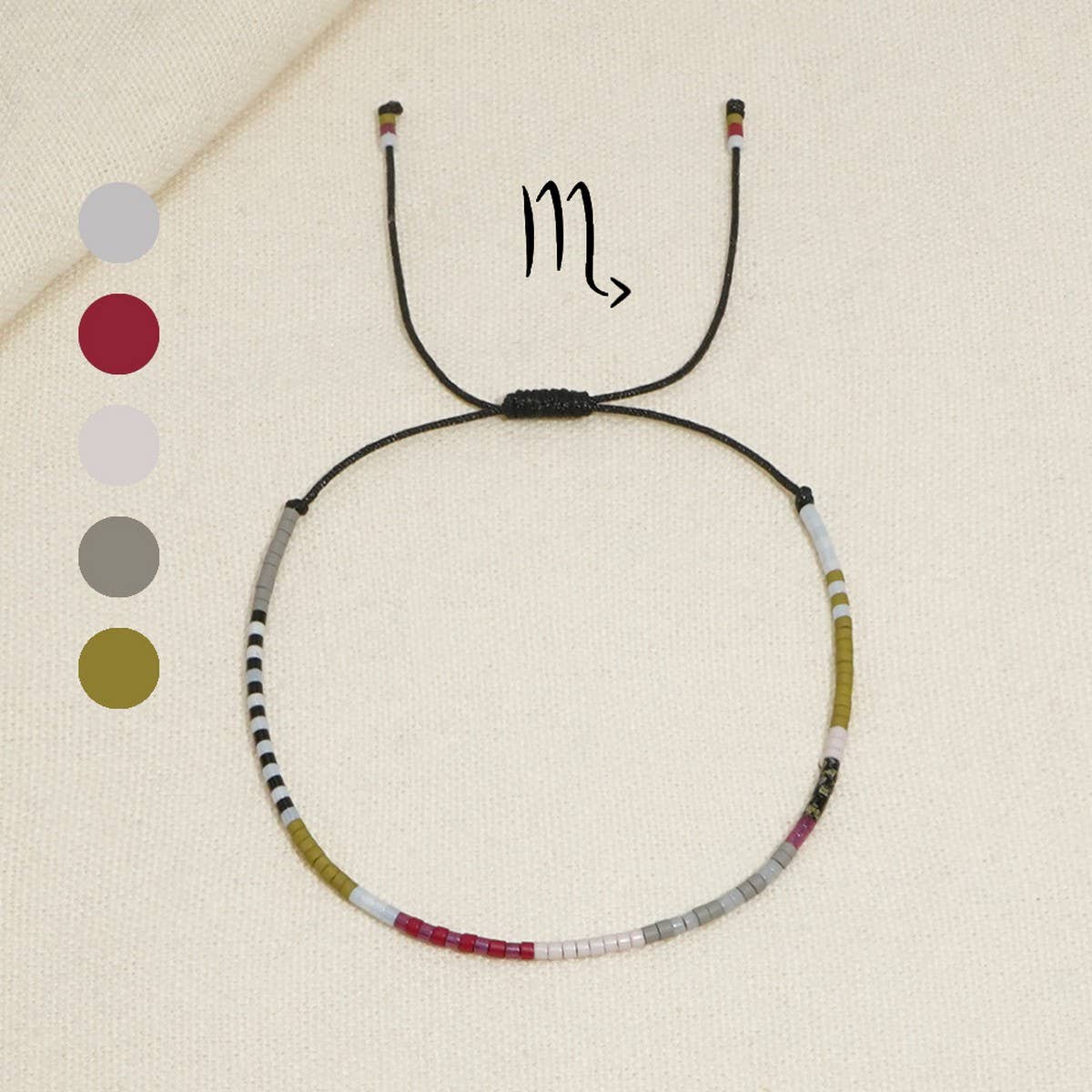 Zodiac Hand- Ven Beaded Bracelet_Cwmm3856